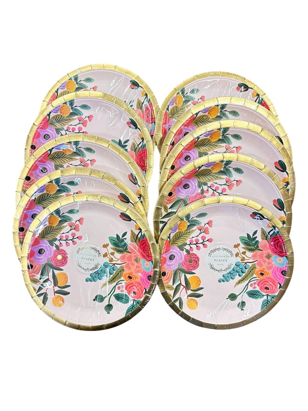 Rifle Paper Co. Garden 9” Party Plates 100 total